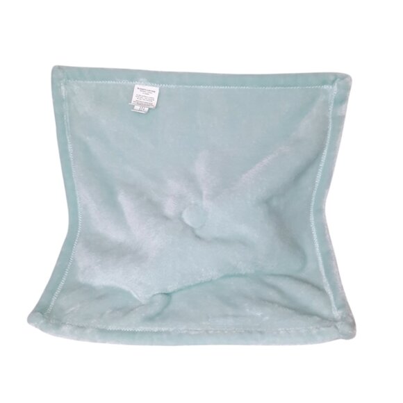 2016 Blankets & Beyond Plush Elephant Aqua Baby Lovey Security Blanket 15" - Picture 4 of 5